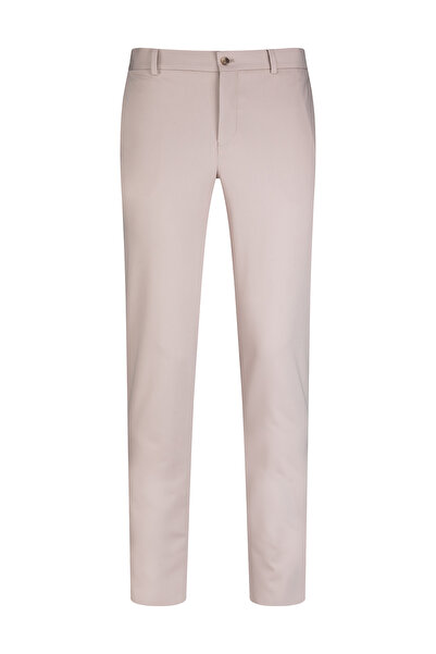 Hatemoğlu Beige Relaxed Fit Jogger Pants with Yancan Pockets
