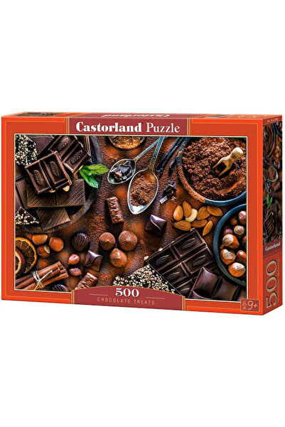 Castorland Puzzle 2D cu dulciuri de ciocolată, 500 de piese, Cod: 53902