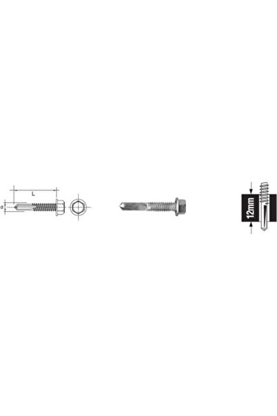 OEM Burghiu cu coadă hexagonală 5.5mm / 12x38mm Cod: ZBZP5001005500382