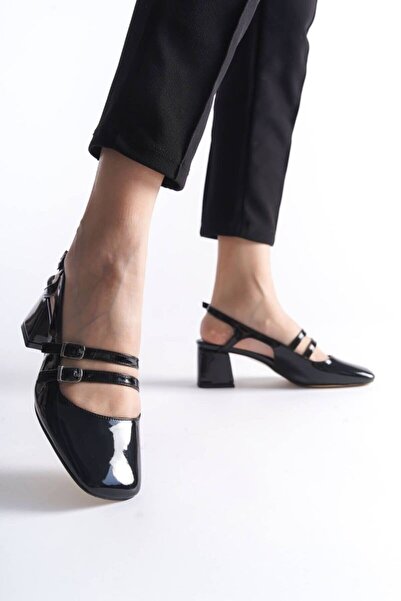 TRENDELLA Black Patent Leather Women's Shoes Tr16Ms05A