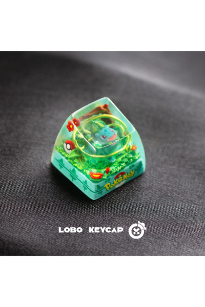 choice2 Bulbasaur Anime Keycap Pokemon Snorlax Pikachu Gengar Single Handmade...