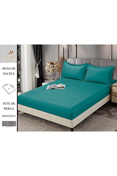 OEM Damask Bed Cover 2 Persons 3 Pieces with Stretchy 180x200 cm, Model Dh-09