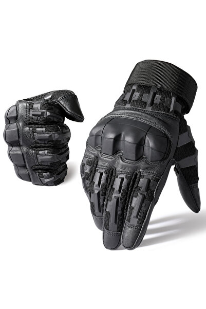 Choice6 S Black Outdoor Tactical Gloves Touch Screen Hard Shell Non-slip Prot...