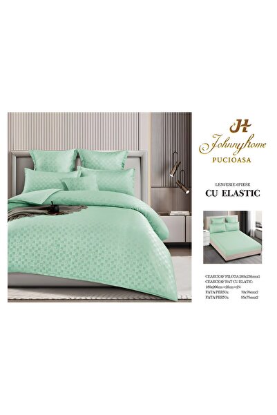 naniland.ro Lenjerie de Pat Finet Carouri 2 Persoane 6 Piese cu Elastic 180x2...