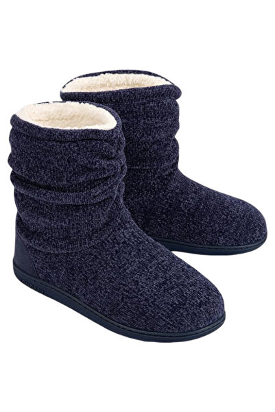 OEM Papuci de Damă Tip Botine Tricotate Călduroase Antiderapante Bleumarin 38...