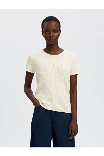 SELECTED Strickjacke Kurzärmeliges