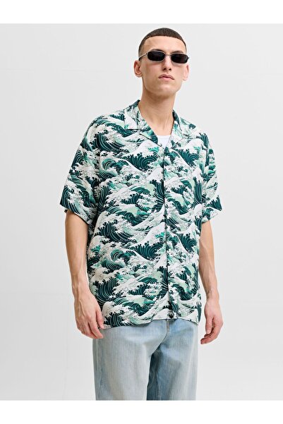 Jack & Jones Hawaii-Hemd Fit relaxat Hawaii-Hemd