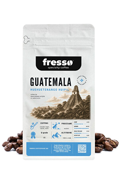 FRESSO Guatemala cafea boabe de specialitate proaspăt prăjită 0.5 kg
