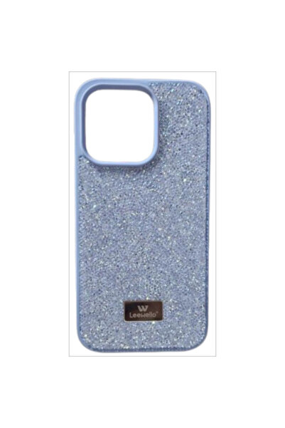 OEM Λαμπερή Πίσω Θήκη Πλαστική / Σιλικόνης Λιλά (iPhone 14 Pro)