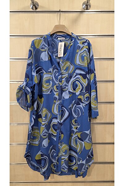 Park Moda Italian Short Shirt Dress 100% Cotton