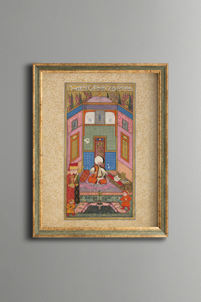 epiqart Beginning of Happiness - Vintage Patterned Painting - Fine Model