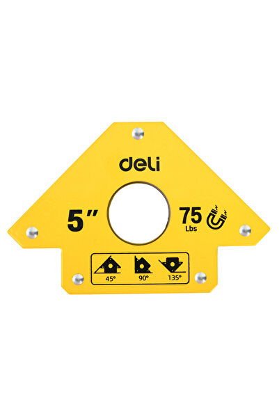 Deli μαγνητική γωνία συγκόλλησης DL-HDW75 με 45°/90°/135° γωνίες, 5", 34kg