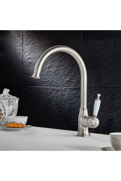 Bugnatese Oxford 6381-110 Μπαταρία Κουζίνας Με Περιστρεφόμενο Ρουξούνι Inox F...