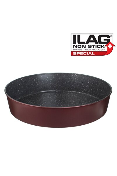 Z Store ILAG Tavă de copt rotundă, metalică, antiaderentă, 30x6cm