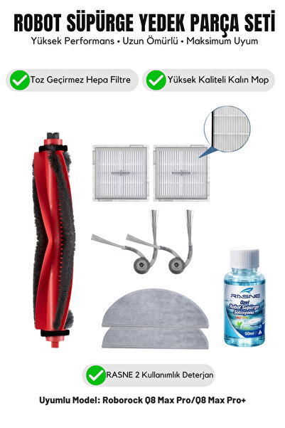 Asgard Grup 1 Main Brush 2 Side Brushes 2 Filters 2 Mops 1 Detergent Compatib...