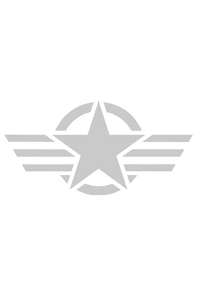 OEM Autocolant decorativ auto Steaua Armatei SUA, 20cm, alb