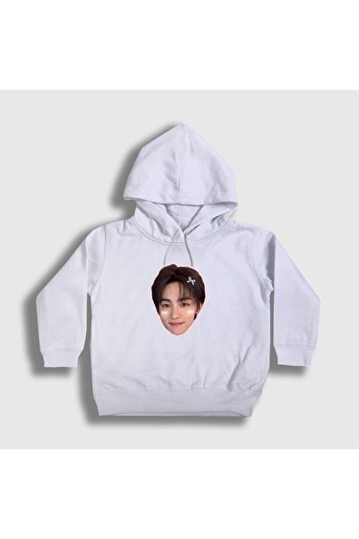 Presmono Unisex Kids White Seonghyeon V2 K-Pop Cortis Hooded Sweatshirt 614043Tt