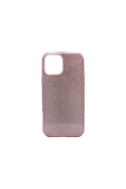OEM Γκλίτερ Ροζ Θήκη Πλάτης Σιλικόνης για iPhone 12 Pro Max