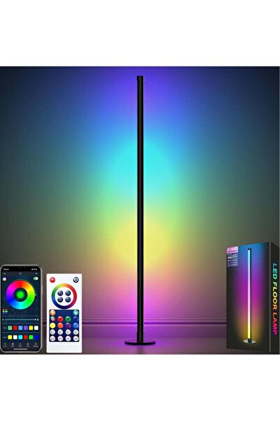 Eesyy مصباح أرضي RGBIC - إضاءة RGB بـ 16 مليون لون مع مزامنة الموسيقى وإعدادا...
