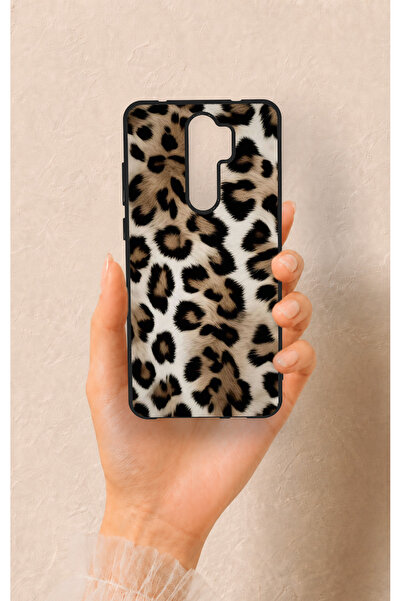 Vip Case Redmi Note 8 Pro Uyumlu Leopar Derisi Desenli Silikon Kılıf