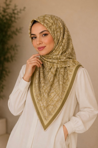 İmajButik Light Mink Cotton Soft Scarf
