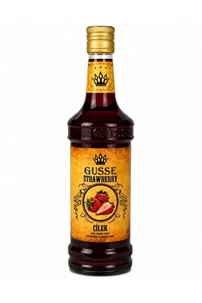 GUSSE Çilek Aromalı Şurup 700 ml – Kahve, Milkshake, Smoothie ve Soğuk İçecekler İçin Premium Barista Şurubu