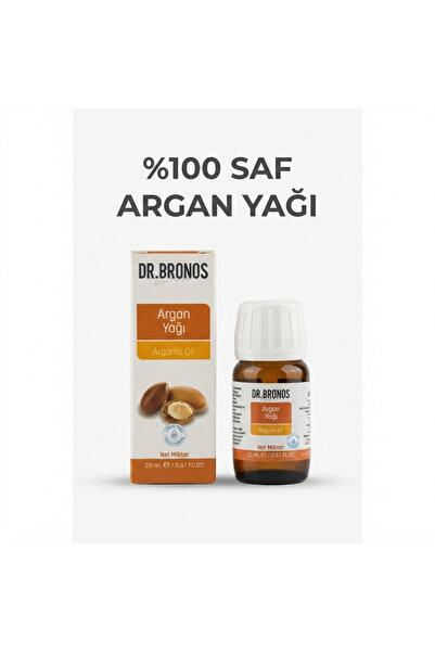 Dr.Bronos Hmd Herbal 100% Pure Argan Oil 20 ml - Cold Pressed Food Grade Hair...