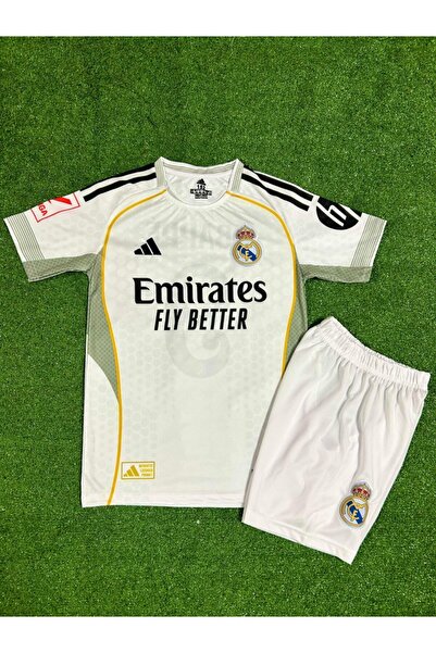 Alaturka Mix Real Madrid 2025/26Kylian Mbappé Yeni Sezon iç Saha Çocuk Formas...