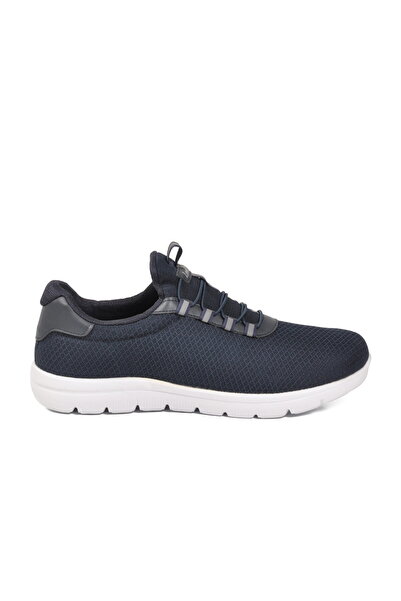 Aspor Navy Blue Mesh (Large Size) Men's Sports Shoes