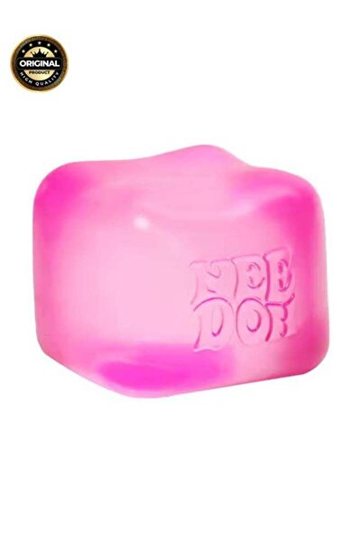 Schylling NeeDoh Nice Cube Sensory Squeeze Toy, Super Solid Squish Stress Rel...