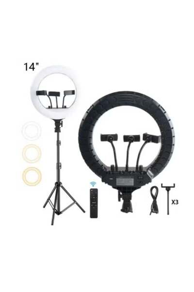 Easy Shop Professional RL-14 LED Ring Light for Videos & Photos with Tripod &...