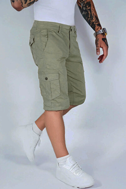 modacix Lycra Gabardine Bermuda Shorts - Men's Shorts - Capri Shorts - Sand B...