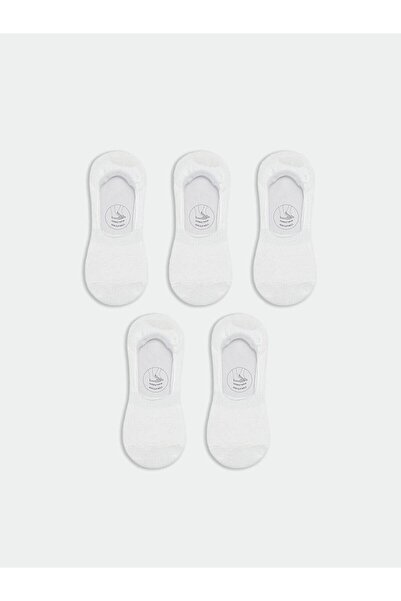 LC Waikiki Women's Plain Ballerina Socks 5-Pack (S6)
