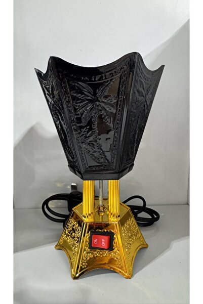 DLC Vintage‑Style Electric Incense Burner –Black 20 cm Cubic Aromatherapy Dif...