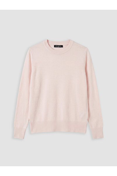 LC Waikiki Lcw Comfort Pink Crew Neck Women's Knitwear Sweater