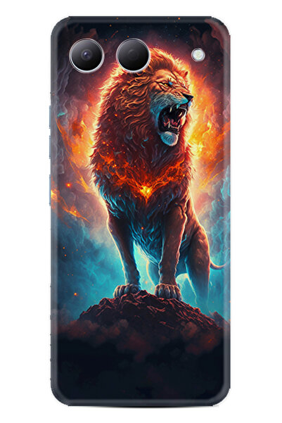 TECNO Spark 40 5G Uyumlu Kılıf Boutique Baskılı Resimli Arslan Pcode -062