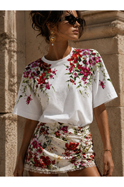 Jose Clothing Oversized Short-Sleeve Printed T-Shirt