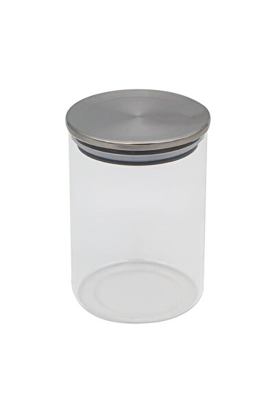 Jumbo Borcan de depozitare din sticlă, cu capac metalic, 500 ml, practic pent...