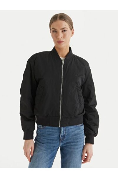 Calvin Klein SİYAH KADIN BOMBER CEKET