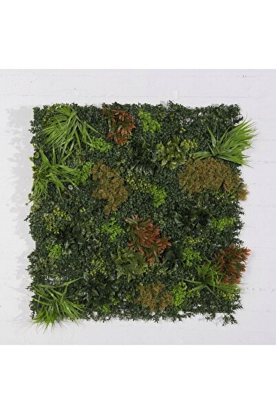 SUPERGREENS Τεχνητή Φυλλωσιά Πυξάρι με Moss "Giardino" Πράσινη 100x100 εκ