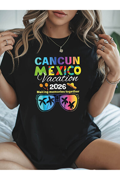 17 seramik Cancun Mexico Vacation 2026 MAKING MEMORIES TOGETHER Graphic Print...