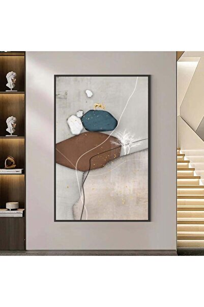 designadv High-End Design Painting - Brown Frame