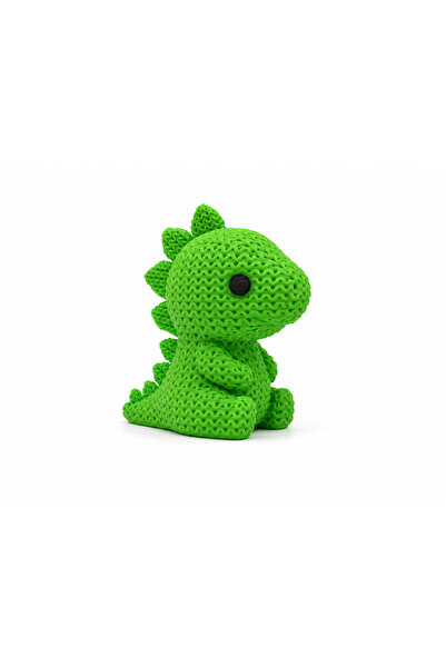 Yapı3D Örgü Dokulu Dekoratif Dinozor Figürü Modern Masa Süsü Ev Ofis Dekoru R...