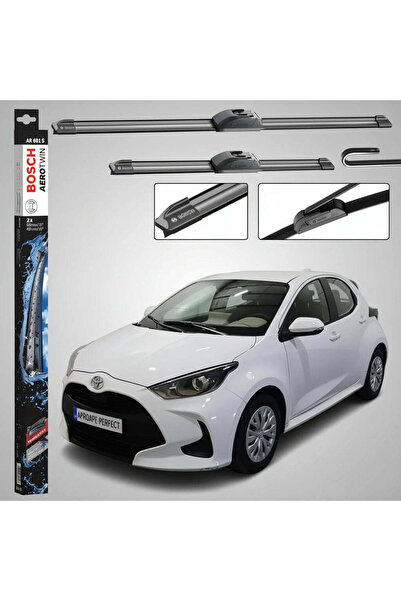 Bosch Σετ Υαλοκαθαριστήρων Παρμπρίζ για Toyota Yaris (P21, PA1, PH1) 2020-Σήμ...