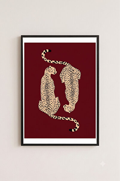 Sekiz8 Minimalist Black Framed Art Poster - Digital Print Mod-508
