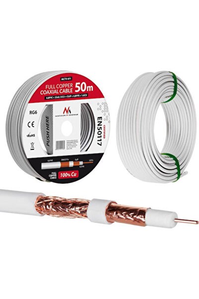 Maclean Energy Cablu Coaxial 50m (MCTV-471) 1 buc.