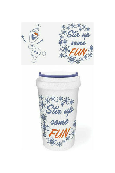 Pyramid International Frozen 2 - Cană Stir Up din coajă de orez cu capac 400m...