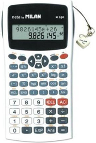 Milan Calculator științific 240, alb, 1 bucată, Cod: 159110WBL