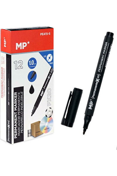 Other Μαρκαδόροι CD/DVD Madrid Papel 1mm Μαύρο 12 τεμάχια
