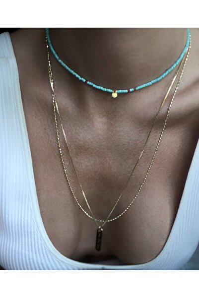 mitico jewellery Blue Dreams Firuze Taşlı Gümüş Kolye